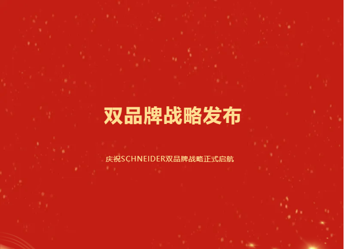 慶祝SCHNEIDER雙品牌戰(zhàn)略正式啟航
